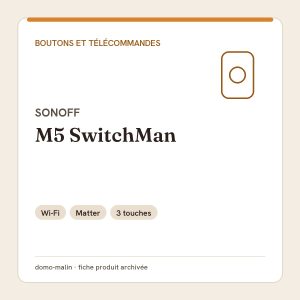 Sonoff M5 SwitchMan