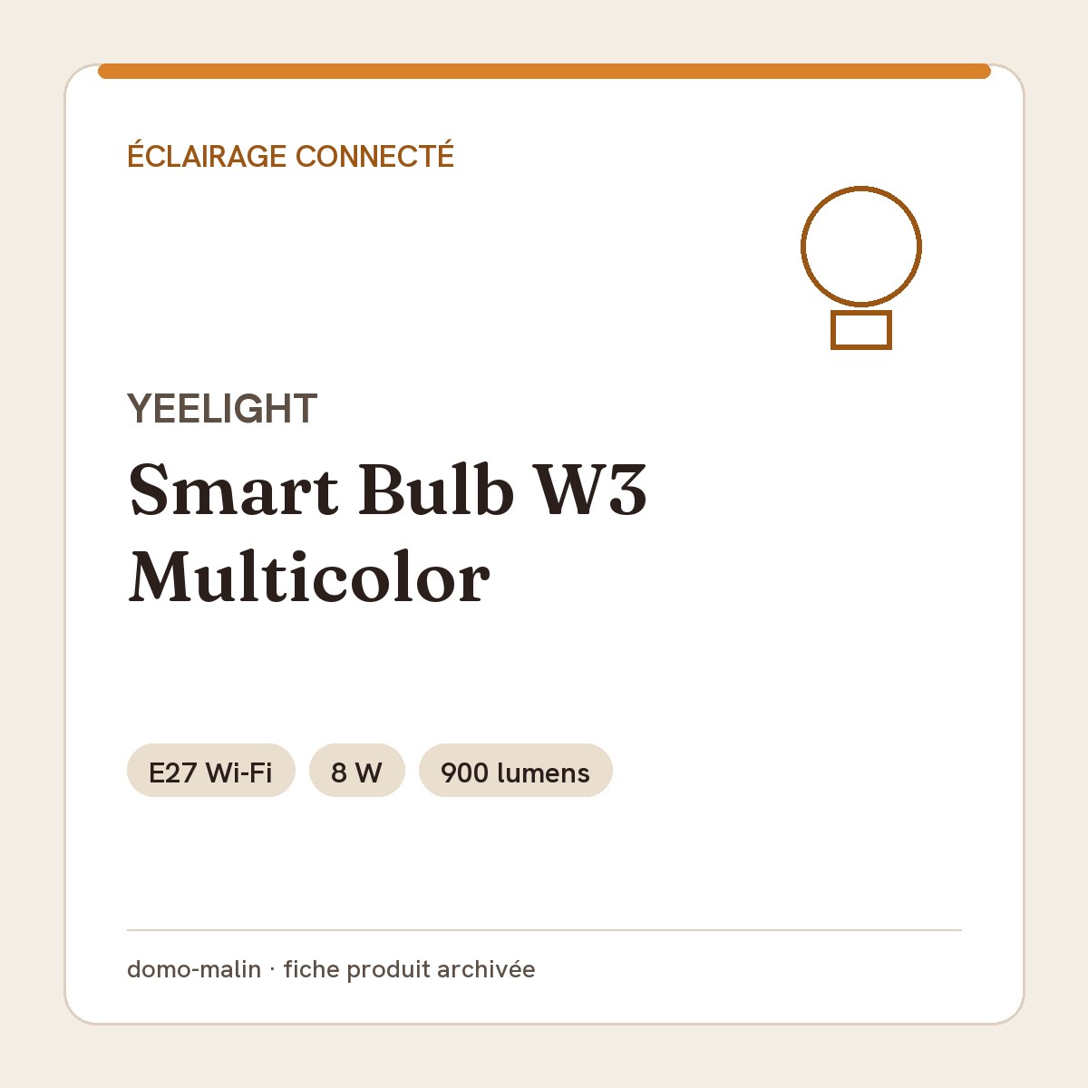 Yeelight Smart Bulb W3 Multicolor